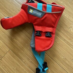 RuffWear Red Float Coat life jacket XXS